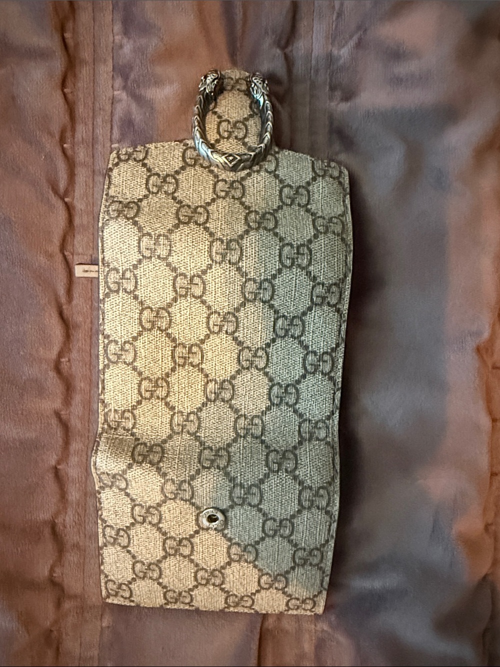 Authentic Gucci Dionysus GG monogrammed small fold wallet. - Picture 9 of 16